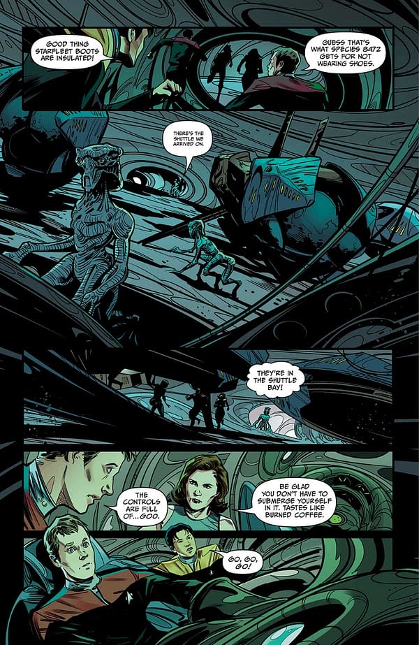 Interior preview page from STAR TREK: VOYAGER - HOMECOMING #3 ANGEL HERNANDEZ COVER