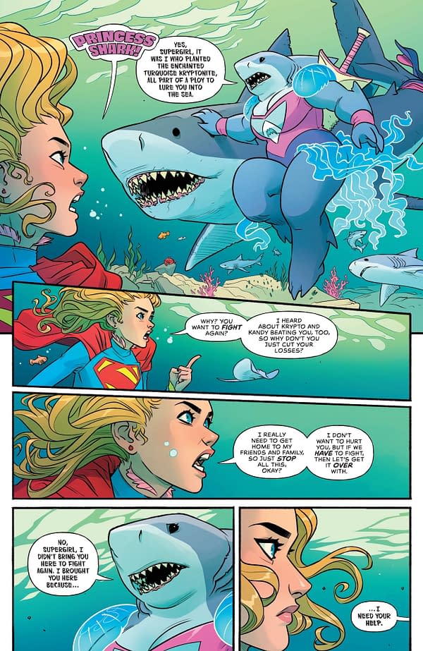Interior preview page from Supergirl #7