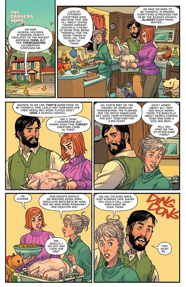 Interior preview page from Supergirl #7