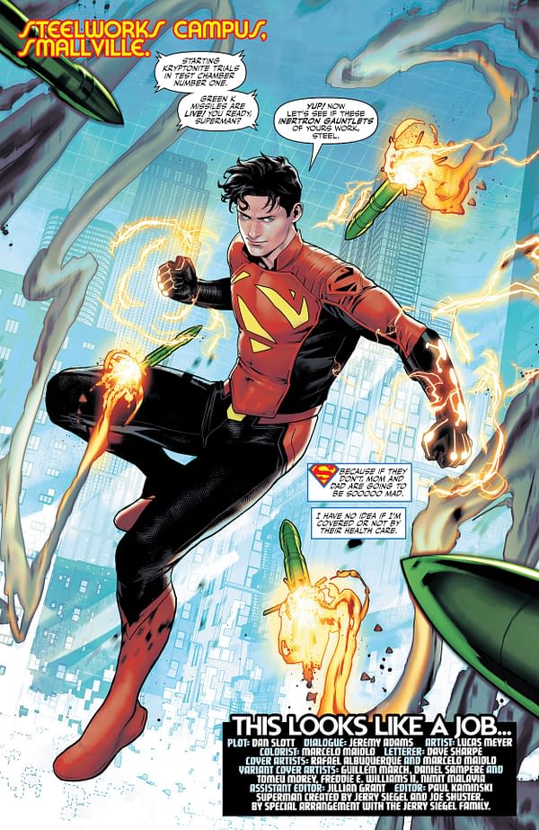 Interior preview page from Superman Unlimited #7