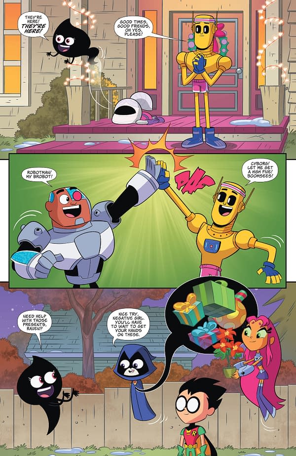 Interior preview page from Teen Titans Go #10