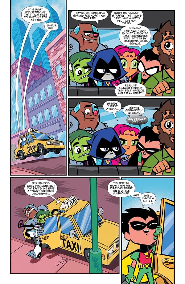 Interior preview page from Teen Titans Go #9