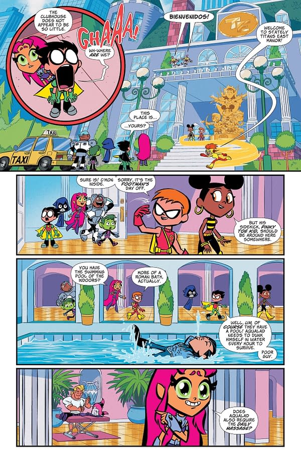 Interior preview page from Teen Titans Go #9