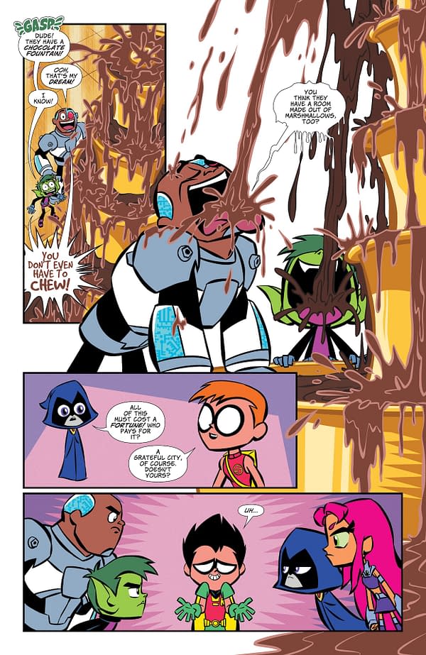 Interior preview page from Teen Titans Go #9