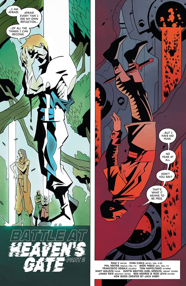 Interior preview page from New Gods #12