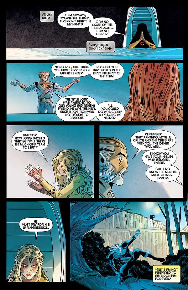 Interior preview page from Thundercats #21