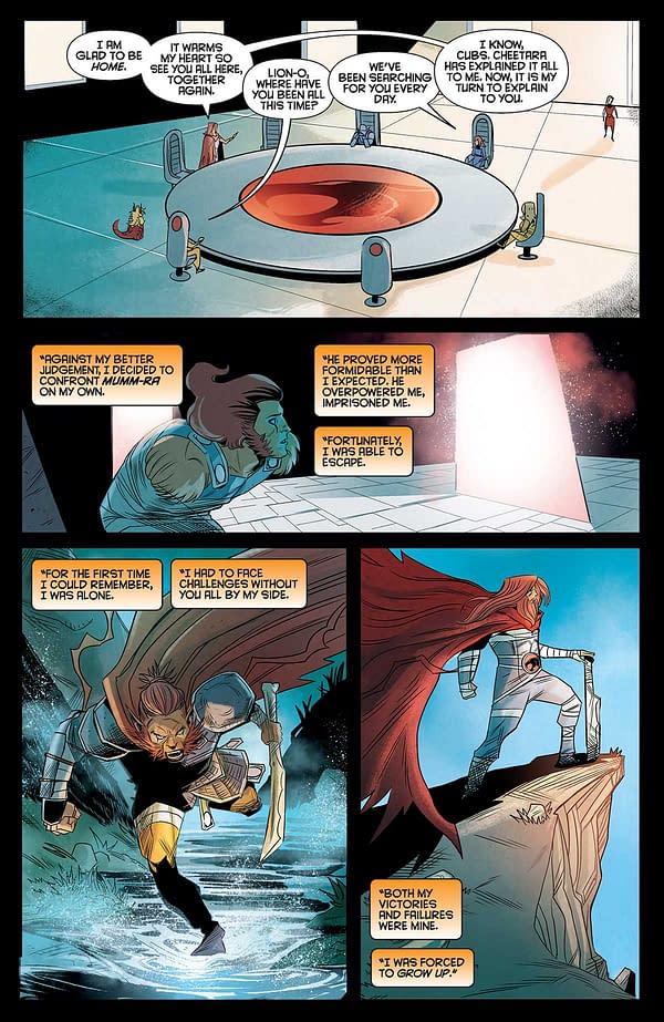 Interior preview page from Thundercats #21