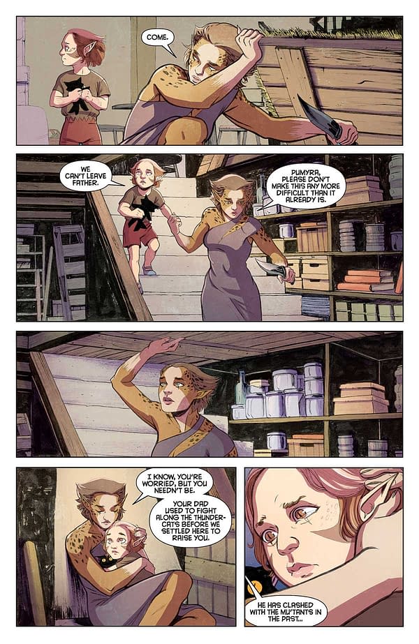 Interior preview page from Thundercats: Pumyra #1