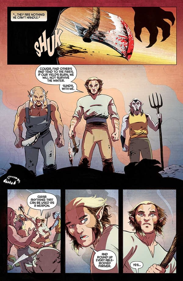 Interior preview page from Thundercats: Pumyra #1