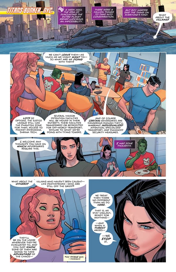 Interior preview page from Titans #29