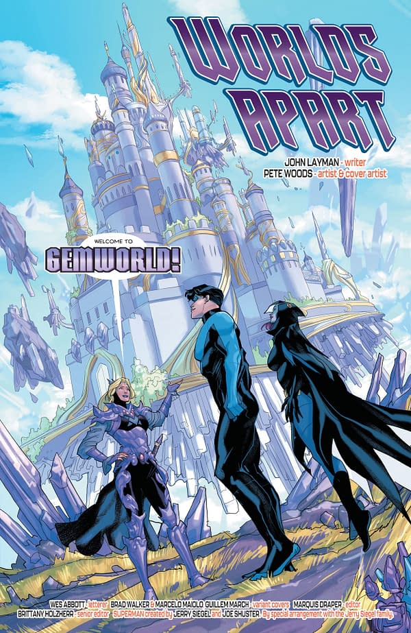 Interior preview page from Titans #29