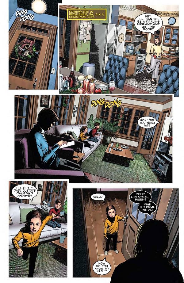 Interior preview page from I Saw Santa: A Spawn Universe Christmas Story #2