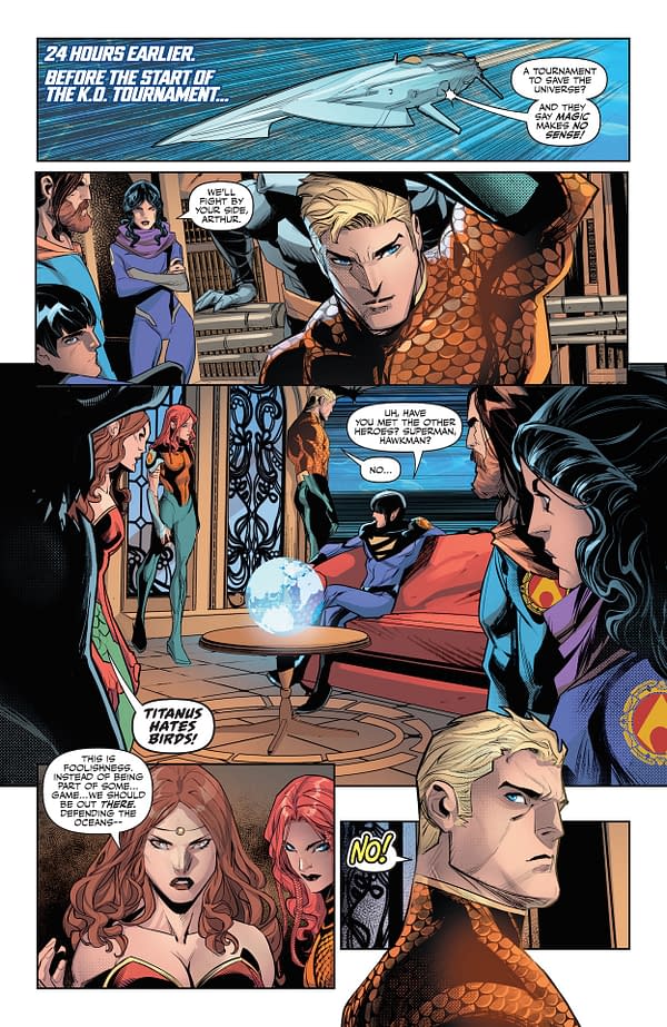 Interior preview page from Aquaman #12