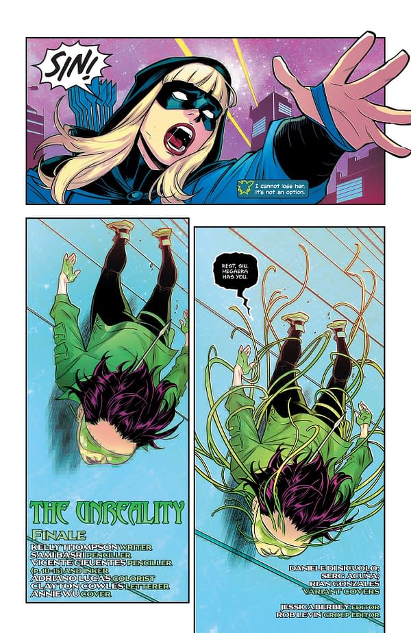 Interior preview page from Birds of Prey #28