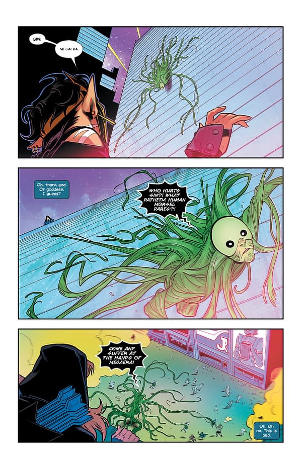 Interior preview page from Birds of Prey #28