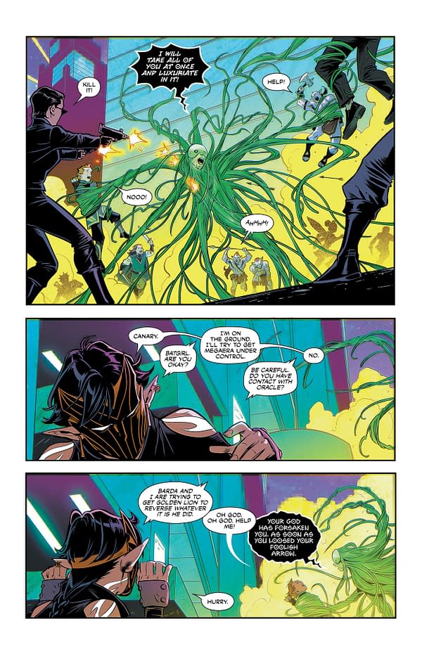 Interior preview page from Birds of Prey #28