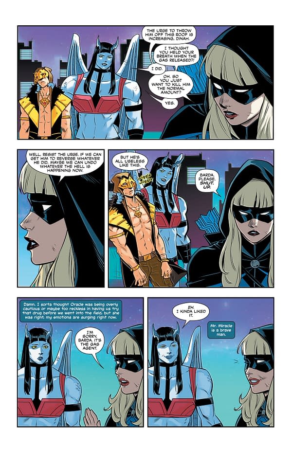 Interior preview page from Birds of Prey #28
