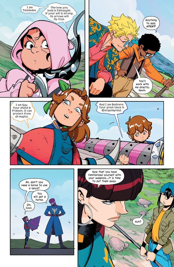 Interior preview page from CORT: Children of the Round Table #4