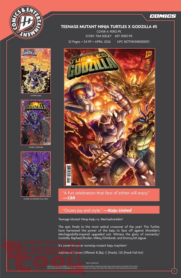 IDW March 2026 Full Solicits