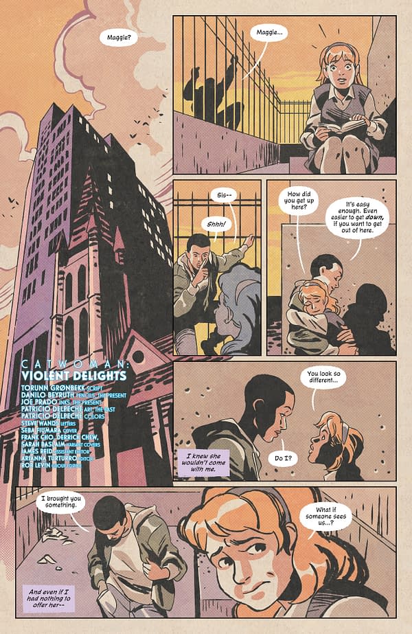 Interior preview page from Catwoman #82