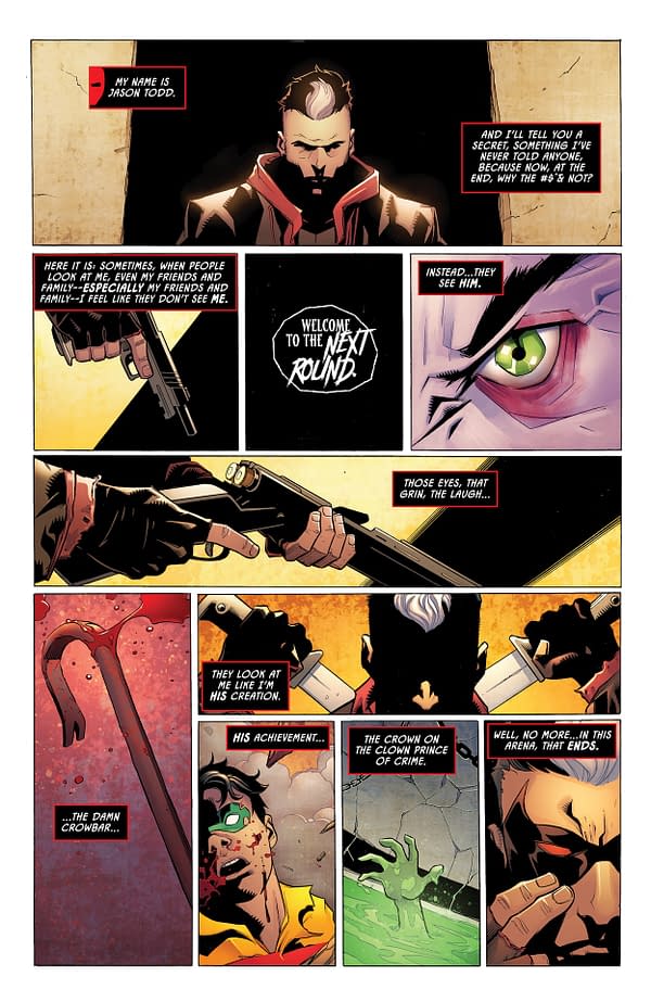 Interior preview page from DC KO: Red Hood vs. Joker #1
