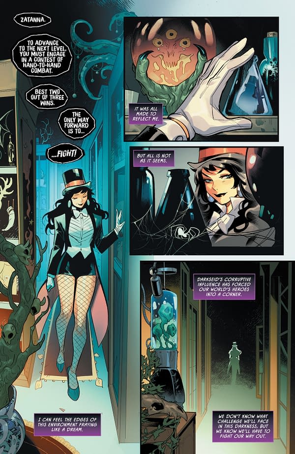 Interior preview page from DC KO: Harley Quinn vs Zatanna #1
