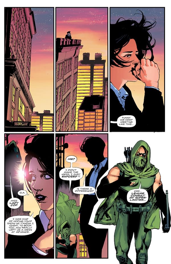 Interior preview page from Green Arrow #31