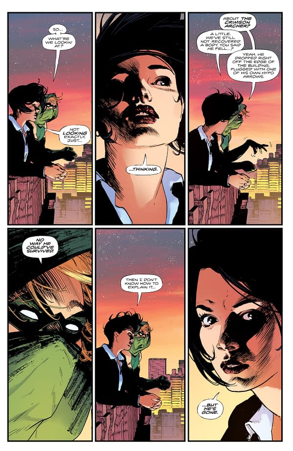 Interior preview page from Green Arrow #31