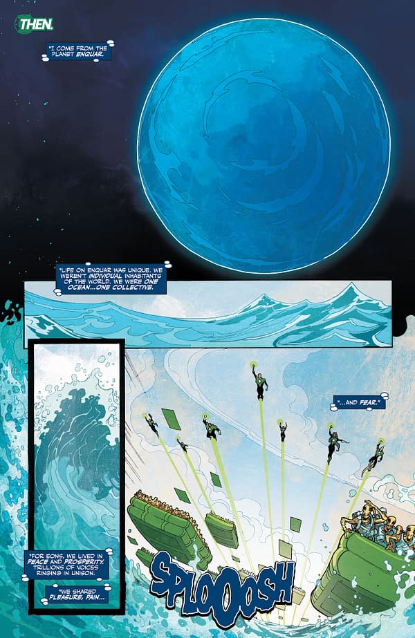 Interior preview page from Green Lantern Corps #11