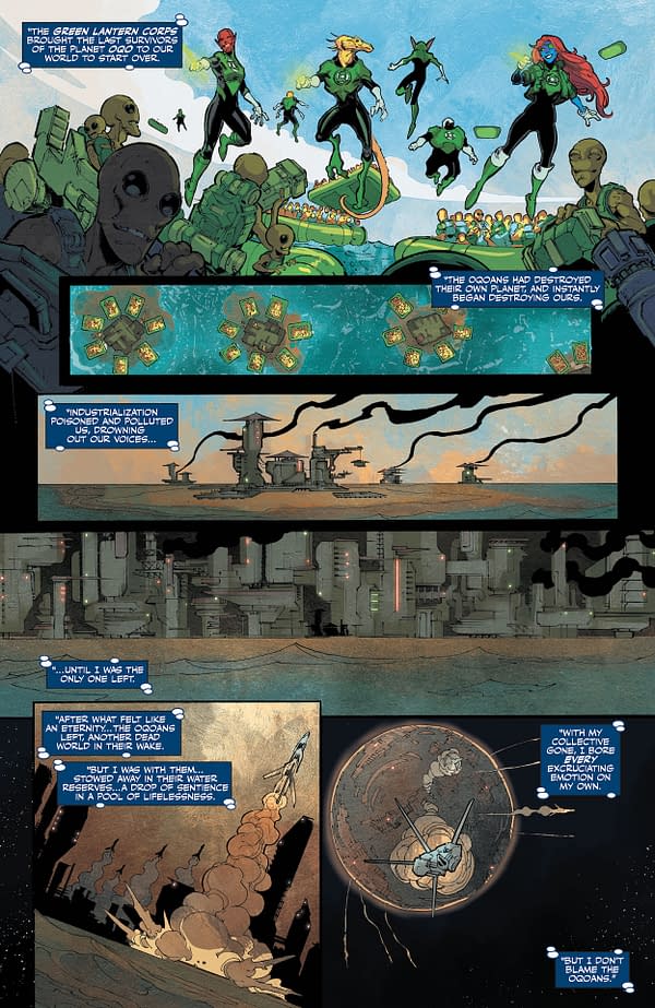 Interior preview page from Green Lantern Corps #11