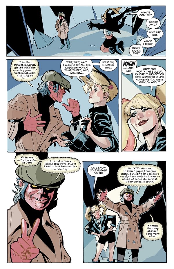 Interior preview page from Harley Quinn #57