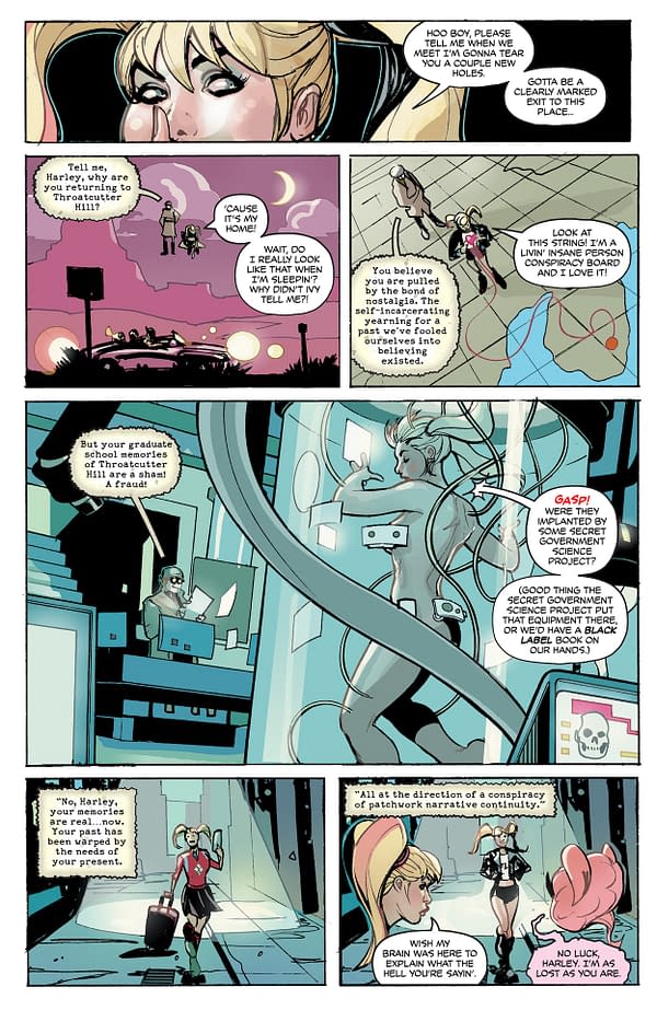 Interior preview page from Harley Quinn #57