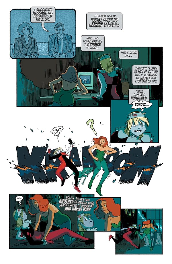 Interior preview page from Harley and Ivy: Life and Crimes #2