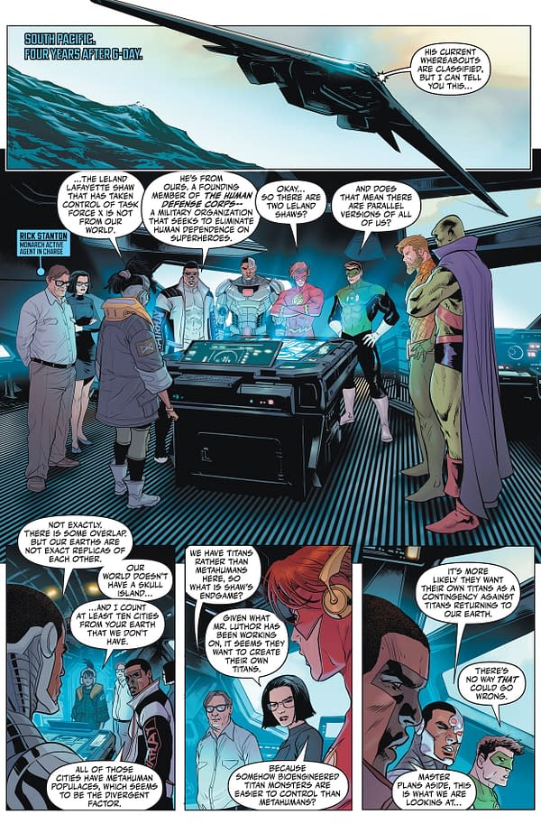 Interior preview page from Justice League vs. Godzilla vs. Kong 2 #6