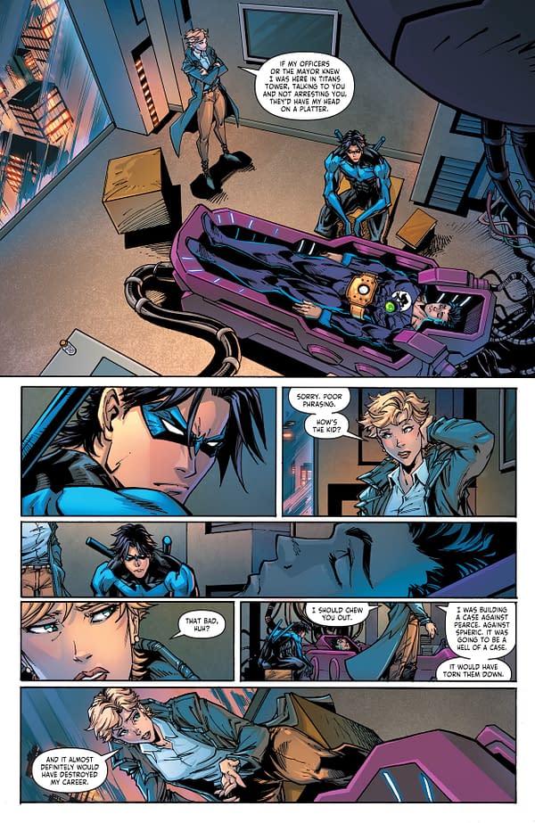 Interior preview page from Nightwing #133