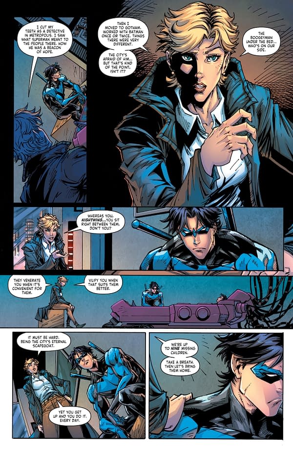 Interior preview page from Nightwing #133