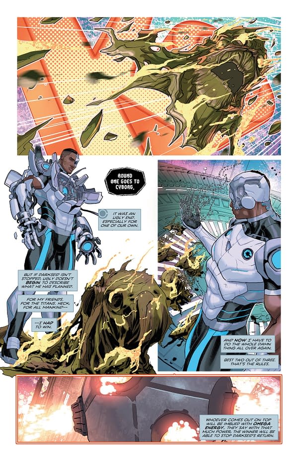 Interior preview page from Titans #30