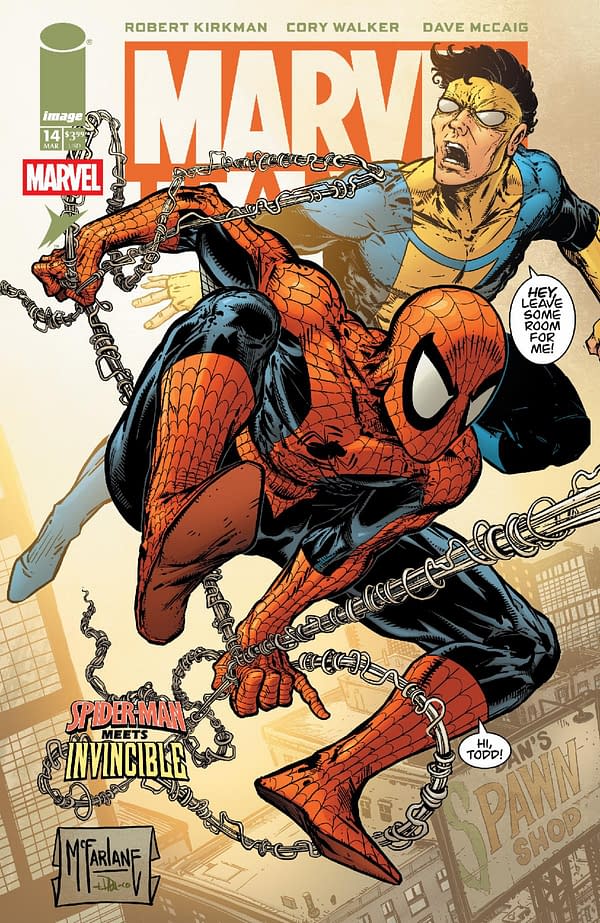 Todd McFarlane Returns To Spider-Man For Invincible Team-Up Reprint