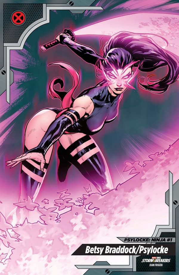 Cover image for PSYLOCKE: NINJA #1 JUAN FRIGERI X-MEN TRADING CARD VARIANT