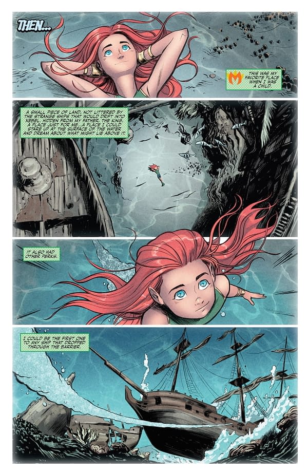 Interior preview page from Aquaman #13