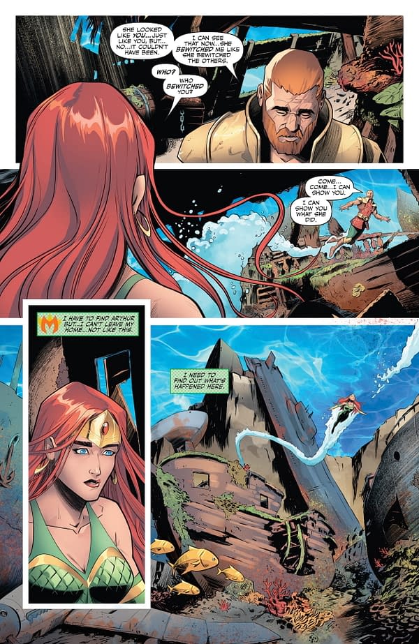Interior preview page from Aquaman #13