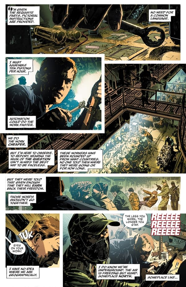 Interior preview page from Batman/Green Arrow/The Question: Arcadia #2