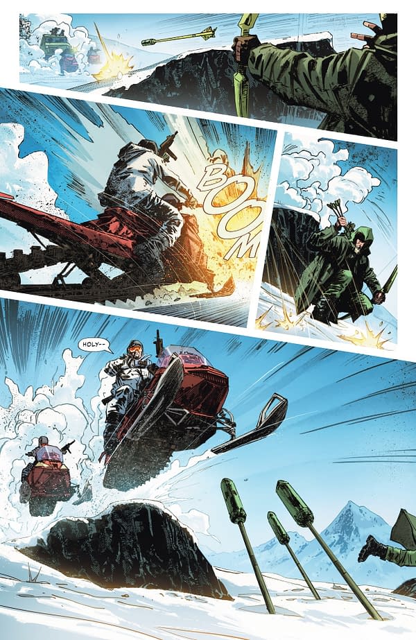 Interior preview page from Batman/Green Arrow/The Question: Arcadia #2