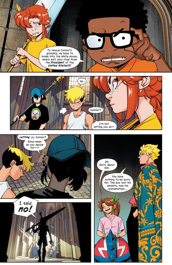 Interior preview page from CORT: Children of the Round Table #5