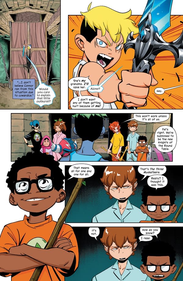 Interior preview page from CORT: Children of the Round Table #5