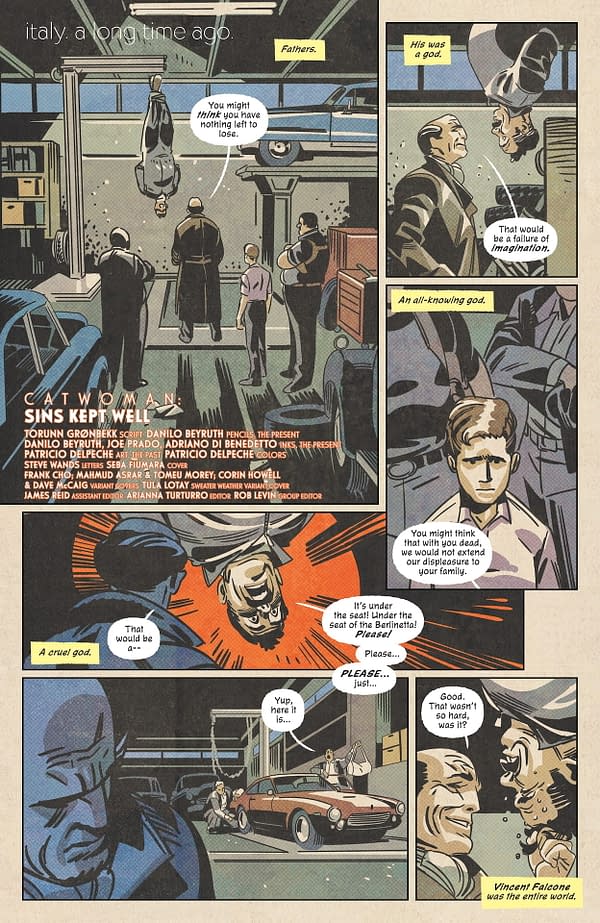 Interior preview page from Catwoman #83