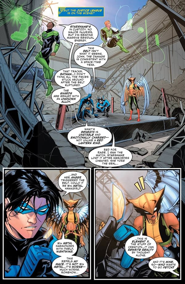 Interior preview page from DC x AEW #1