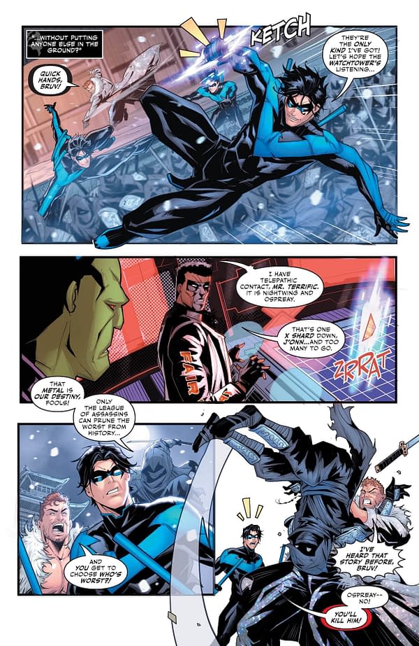 Interior preview page from DC x AEW #1