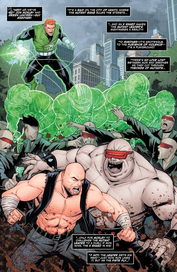 Interior preview page from DC x AEW #1