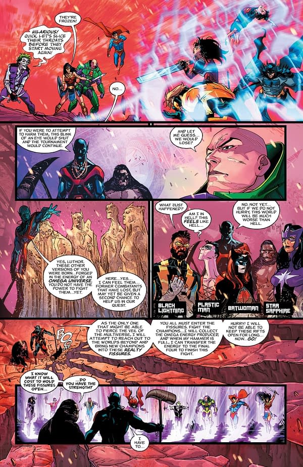 Interior preview page from DC KO: Boss Battle #1